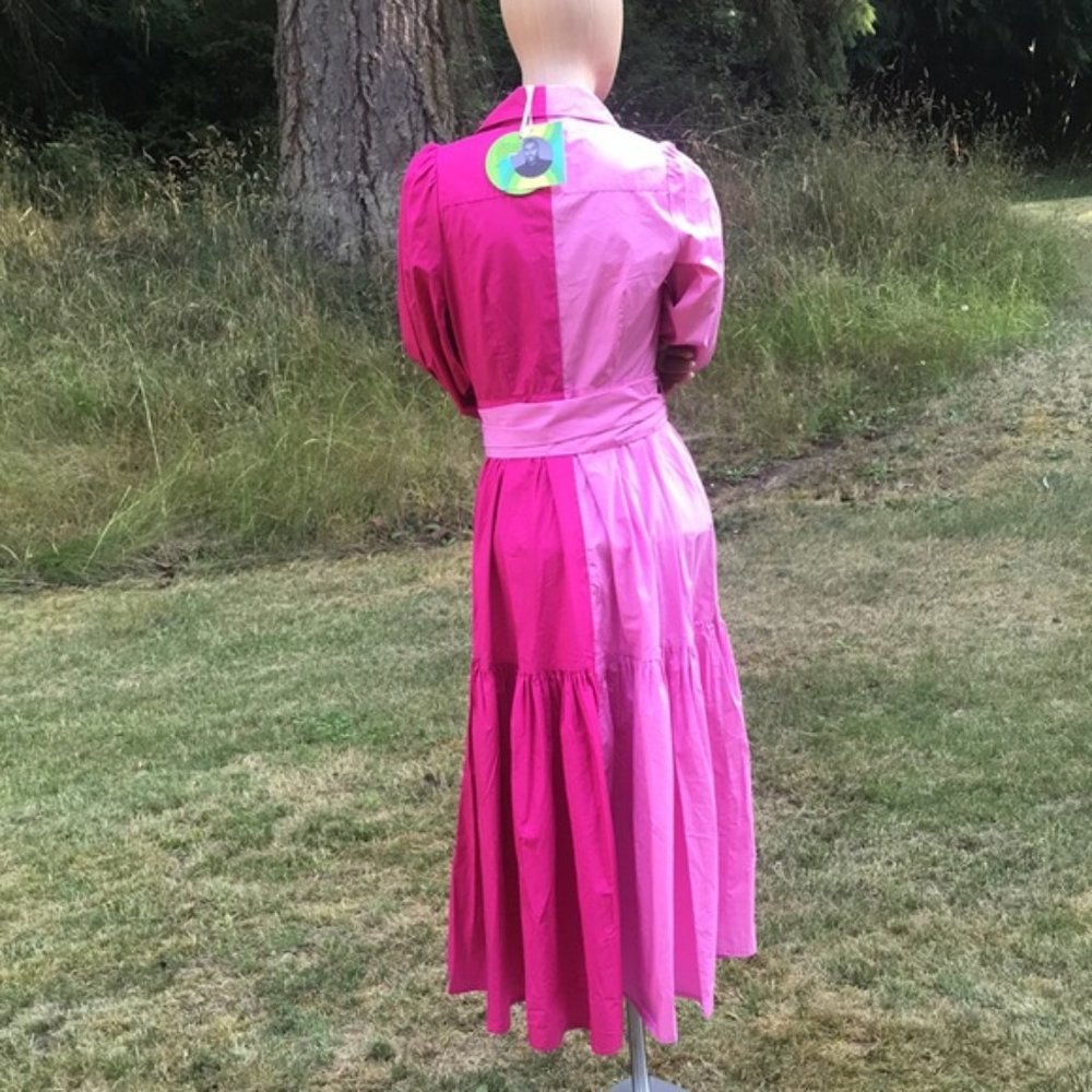 NEW Christopher John Rogers Target 2 Tone Pink Dress - Picture 12 of 13